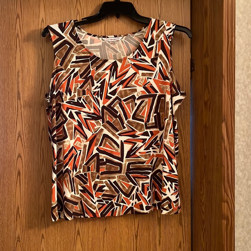 Allison Daley zip up jacket with shell tank top